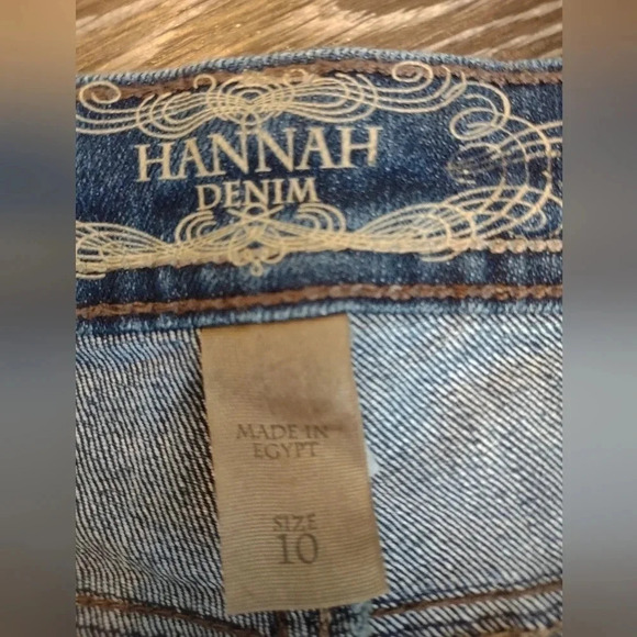 Hannah Denim Gabby womens jeans size 10 denim western cowgirl - Picture 7 of 9